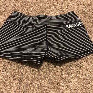 Savage barbell shorts